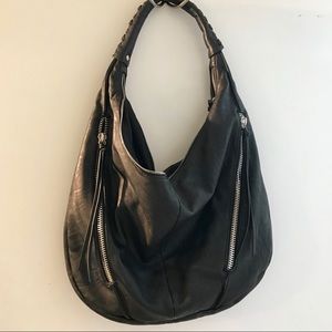 Black leather Express bag